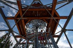 new lookout tower on the Feist hill (Feistuv kopec)