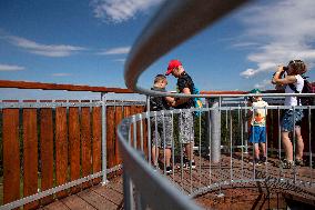 new lookout tower on the Feist hill (Feistuv kopec)