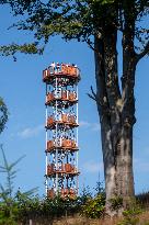new lookout tower on the Feist hill (Feistuv kopec)