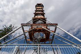 new lookout tower on the Feist hill (Feistuv kopec)