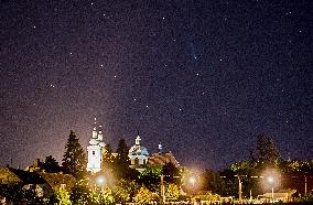 Comet C/2020 F3 Neowise, pilgrimage Church of the Virgin Mary Visitation, The Holy Hill