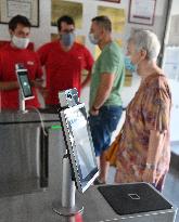 Body Temperature Detection System, Scanner, Masaryk Memorial Cancer Institute (MMCI), Brno, thermometer