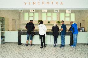 Vincentka Hall with mineral spring in Luhacovice Spa