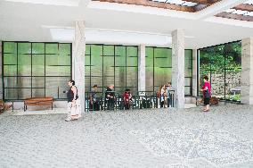 Mineral spring Amandka, Colonnade in Luhacovice Spa