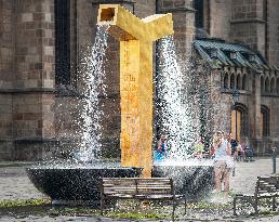 fountain Angel, Square of the Republic, Pilsen