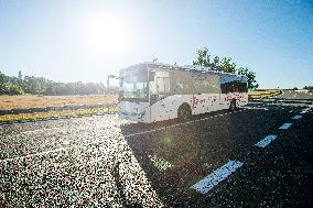 Bus line that will cross the Czech, German and Polish borders