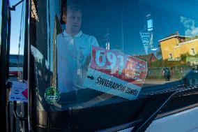 Bus line that will cross the Czech, German and Polish borders