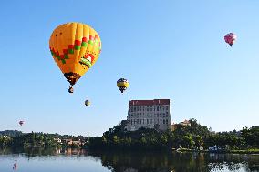 hot air balloon, balloons