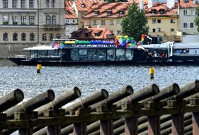 Prague Pride festival, Rainbow Cruise, Vltava River