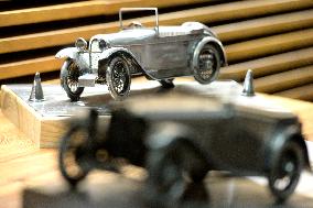 trophies for winners of 1000 Czechoslovak miles, veteran car race, trophy