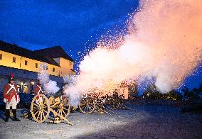 Spilberk International Music Festival, Spilberk Castle, cannon, cannons, shot, shooting