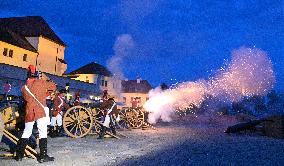 Spilberk International Music Festival, Spilberk Castle, cannon, cannons, shot, shooting