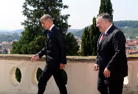 Mike Pompeo, Andrej Babis