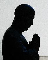 installation of statue of priest Martin Streda