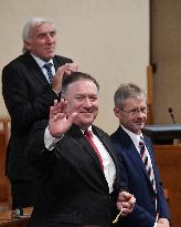 Mike Pompeo, Milos Vystrcil, Jiri Ruzicka