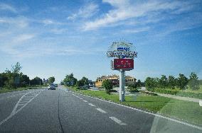 American Chance Casino Route 55, Wullowitz/Dolni Dvoriste border crossing Austria - Czech, AUT-CZE