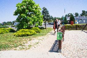 Tifon petrol station, A1 motorway rest area, parking, Marche Dobra