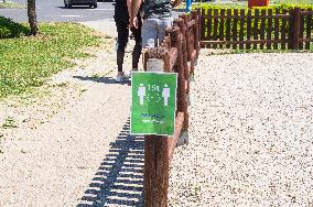 Tifon petrol station, A1 motorway rest area, parking, Marche Dobra