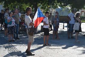 event in remembrance of the Soviet-led invasion of Czechoslovakia in 1968