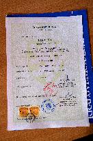 Peter Freestone's deed of Czech citizenship