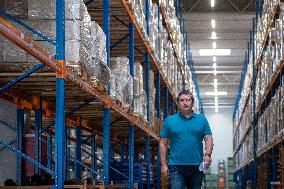 Jan Hamacek, police depository, anti-coronavirus protective devices, storage, warehouse
