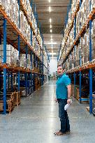 Jan Hamacek, police depository, anti-coronavirus protective devices, storage, warehouse