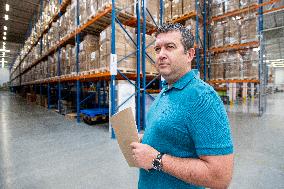 Jan Hamacek, police depository, anti-coronavirus protective devices, storage, warehouse
