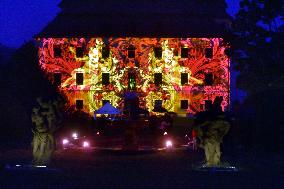 Castle Bonfire Night at Valec castle, video mapping