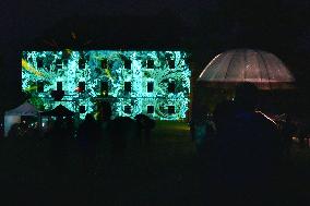 Castle Bonfire Night at Valec castle, video mapping