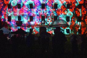 Castle Bonfire Night at Valec castle, video mapping