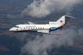 Passenger plane Czech Air Force Jak-40 (YAK-40)