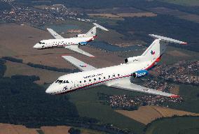 Passenger plane Czech Air Force Jak-40 (YAK-40)