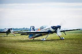 Flying Bulls acrobatics flight team by Red Bull