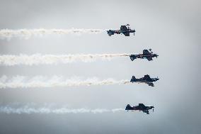 Flying Bulls acrobatics flight team by Red Bull