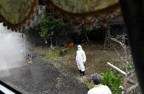 disinfection of cars, zoo in Taipei