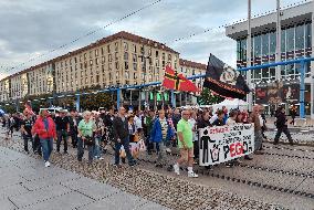 Rally of PEGIDA in Dresden