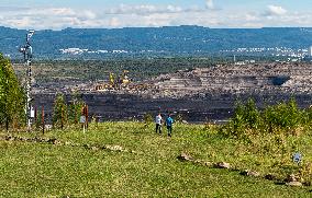 Greenpeace CR, Vrsany lignite mine, protest