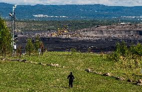 Greenpeace CR, Vrsany lignite mine, protest