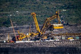 Greenpeace CR, Vrsany lignite mine, protest