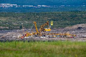 Greenpeace CR, Vrsany lignite mine, protest