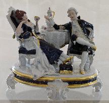 Royal Dux Bohemia exhibition, figural porcelain