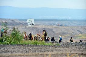 environmental activists, Vrsany lignite mine,