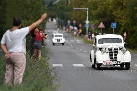 53rd year of the regularity ride to the hill Zbraslav - Jiloviste, veteran, oldtimer