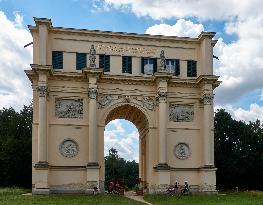 Diana temple, Chateau Lednice, park, Garden