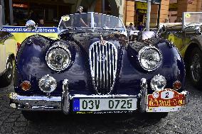 The 11th South Bohemia Classic, race of  old cars (veterans, historical, oldtimers), Jaguar