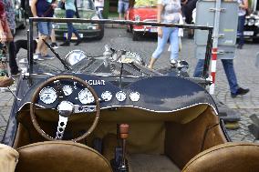 The 11th South Bohemia Classic, race of  old cars (veterans, historical, oldtimers), Jaguar