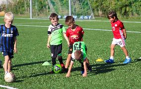 Children, boy, boys, soccer, football, training session, ball