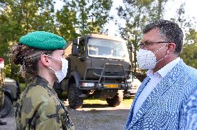 PETR VANEK, director, Old peopleｴs home Humpolec, Czech Republic, army, soldiers, help