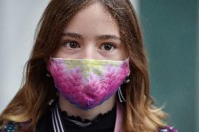 pupil, school, face mask, coronavirus, COVID-19, Prague