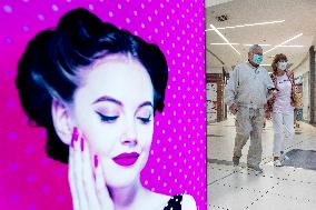 shopping mall Futurum, face masks, coronavirus, COVID-19, Hradec Kralove